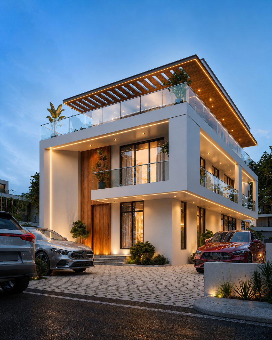 Modern luxury duplex delivered by Classic Courts Ltd, Lagos